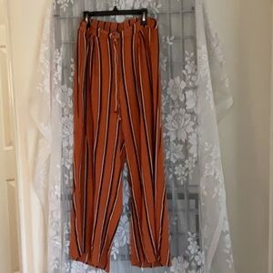 Striped Orange Pants